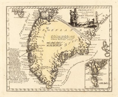 Greenland with the Faroe Islands by Franz Johann Joseph von Reilly